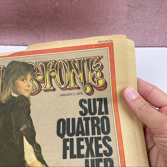 Vintage Rolling Stone Magazine Suzi Quatro Elton John Norman Mailer January 1975 - Picture 2 of 5